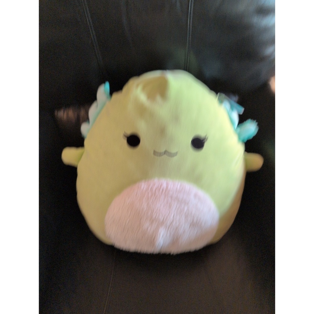 Squishmallows Original 16-Inch Mipsy Green Axolotl with Fuzzy White Belly Large